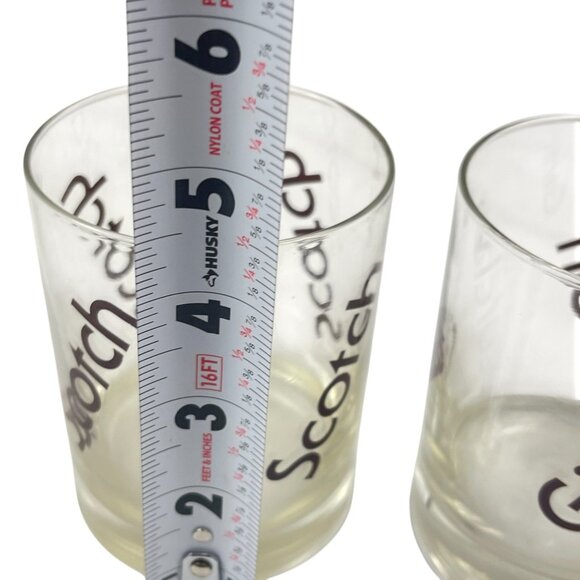 Vintage Gin & Scotch Glasses Set Of 2 - Picture 5 of 10